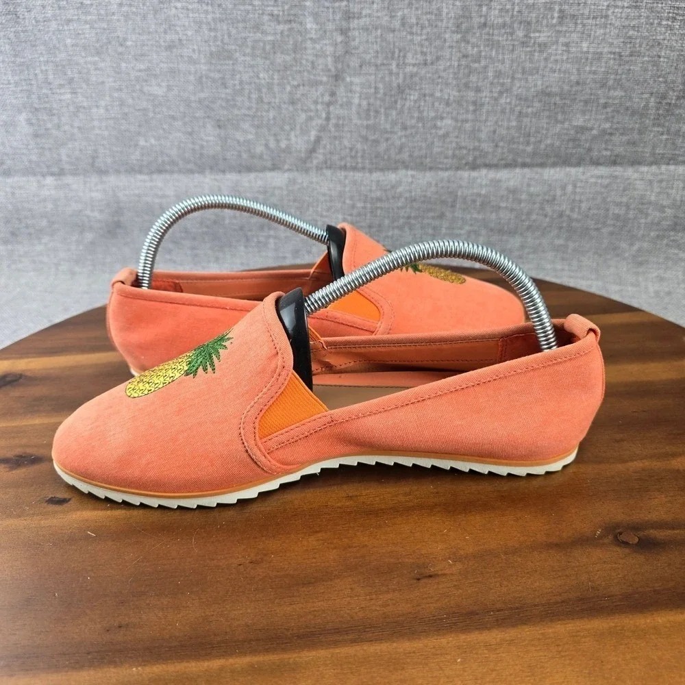Bar III Women's‎ Slip On Espadrilles Loafer Pineapple Print Comfort Shoes SZ 9